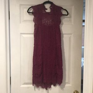 Free People lace minidress